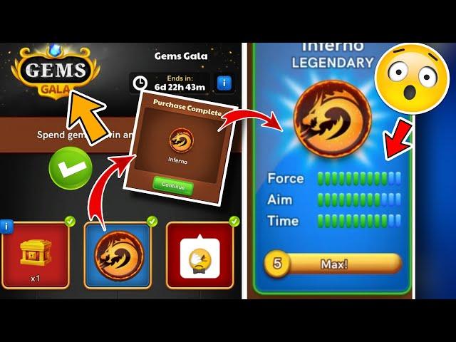 inferno Striker Max Trick  Gems Gala New event Trick Carrom Pool