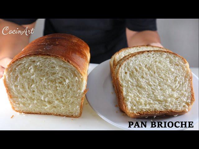 PAN BRIOCHE - RICO, SUAVE Y ESPONJOSO¡¡  RECETA FACIL DE PREPARAR