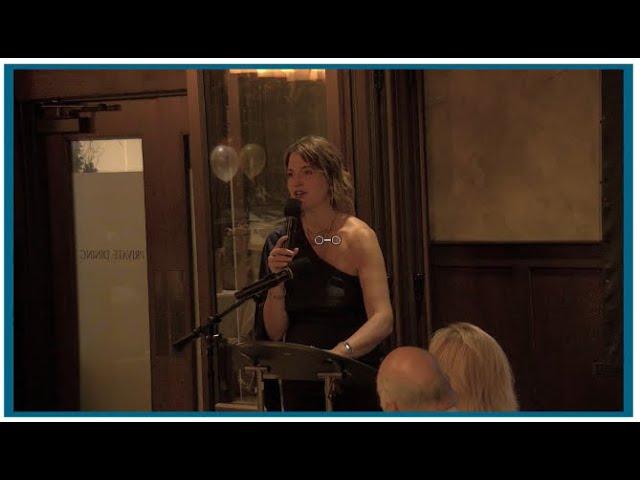 Hybrid auction gala - Sherry Truhlar selling a dinner