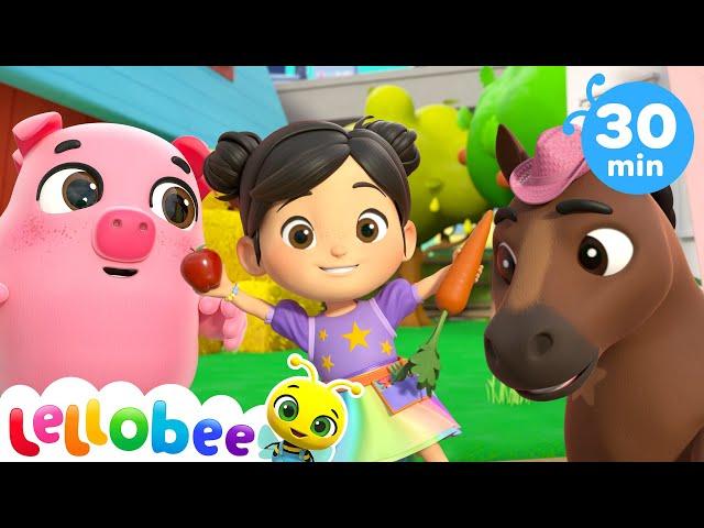 Healthy Habits - Lellobee City Farm | Kids Cartoons & Nursery Rhymes | Moonbug Kids