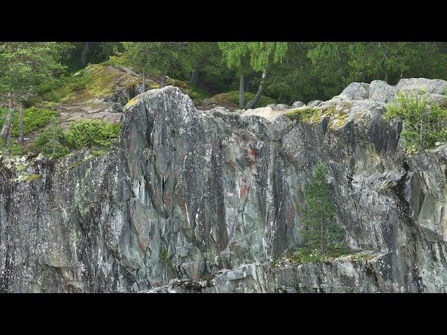 Ravnejuvveien - fra Dalen til Åmot i Telemark (Raven gorge road)