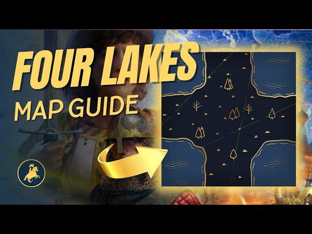 How To Play Four Lakes | S9 Map Guide | Age of Empires 4