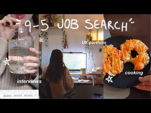 Job Search Vlog | cooking, UX interviews, & update!!