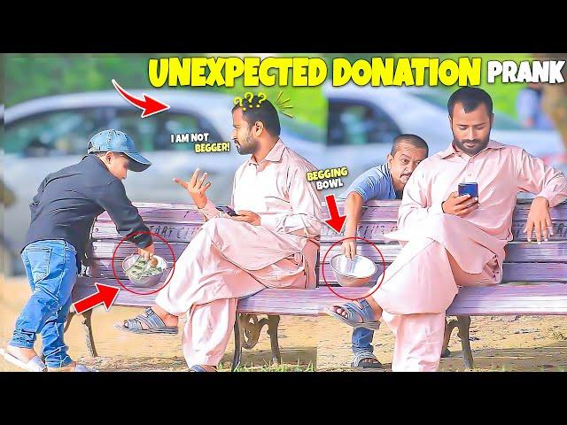 Unexpected Donation Prank - | @NewTalentOfficial