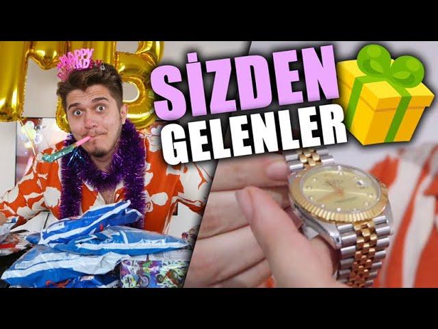 SİZDEN GELEN DOĞUM GÜNÜ HEDİYELERİ !