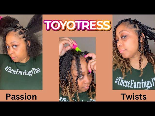 Beginner Friendly Passion Twists with Toyotress Tiana Passion Twists Crochet Hair