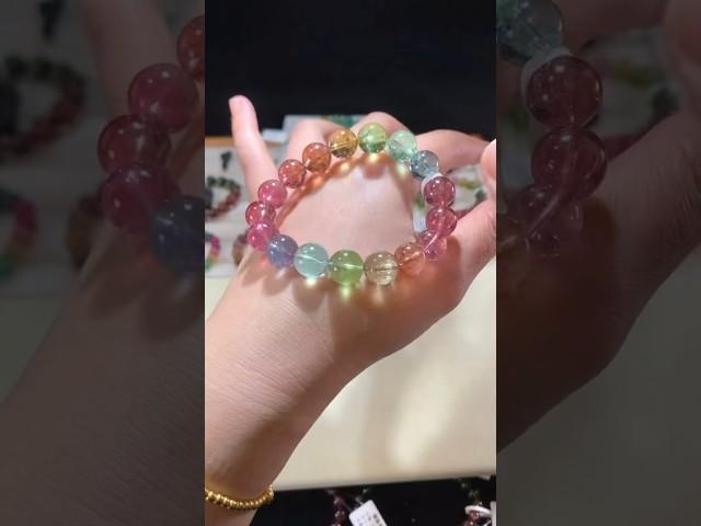 Crystal 寶石級玻璃體 11mm 人魚碧璽 冰淇淋碧璽 旺夫石 電氣石 Tourmaline 水晶手鍊 手珠帶證書 能量水晶 消除負能量 避邪 奇摩拍賣️阿賽斯特萊 幸運店&阿賽斯特萊 光工店