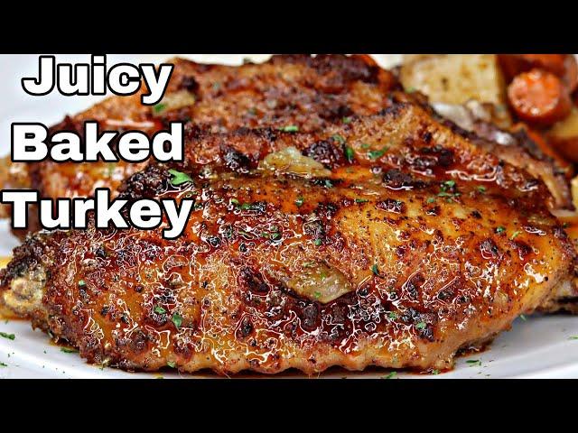 Juicy Baked Turkey Wings | You'll Never Bake Turkey Any Other Way