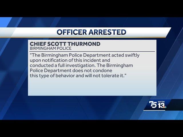 Birmingham police officer arrested, charged with domestic violence/strangulation