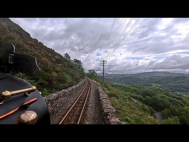 Ffestiniog Railway (Wales) - Driver's Eye View - Porthmadog to Blaenau Ffestiniog