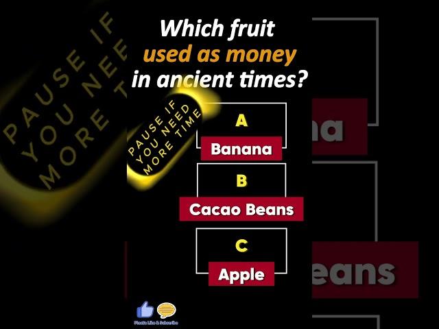 History Quiz Challenge: Which Fruit Was Used as Currency? | Test Your Knowledge!