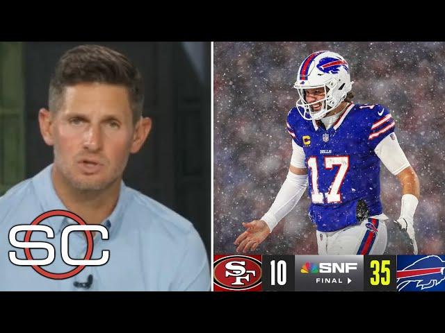 "Josh Allen is the MVP!" - ESPN on Bills blow out 49ers 35-10 to clinch 5th straight AFC East title