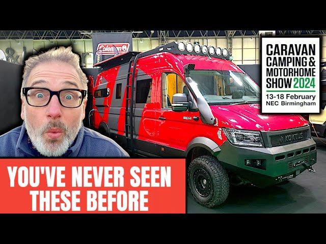 The BEST NEW Motorhomes/Campervans at the CAMPING, CARAVANNING & MOTORHOME SHOW