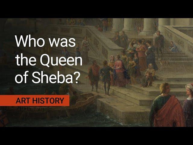 Where is the Queen of Sheba going in this painting? | National Gallery