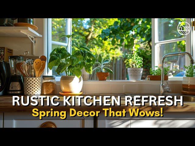 Spring Kitchen Makeover: Easy Rustic Decor Tips!