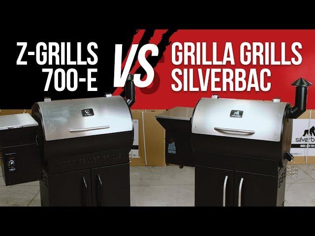 ZGrills 700 E vs Grilla Grills Silverbac  | Compare Pellet Smokers