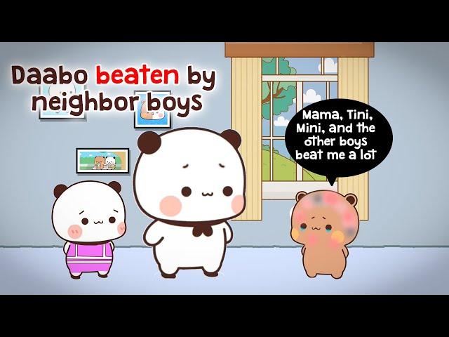 #BDC84 ▶Daabu BEATEN by Neighbor Boys  | BUBU DUDU Cuties| peachgoma | Bubu Dudu Animation