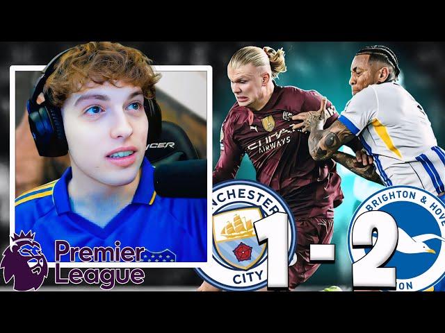 DAVOO XENEIZE REACCIONA Y OPINA DE MANCHESTER CITY 1 BRIGHTON 2 | LA PEOR RACHA DEL CITY