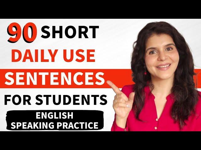 90 Daily Use English Sentences For Students | Spoken English | English Speaking Practice | ChetChat