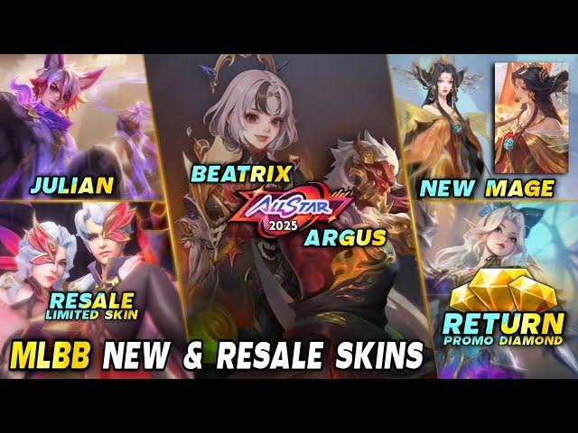 ALL STAR 2025 UPDATE | PROMO DIAS RETURN | RESALE LIMITED SKIN - Mobile Legends: Bang Bang