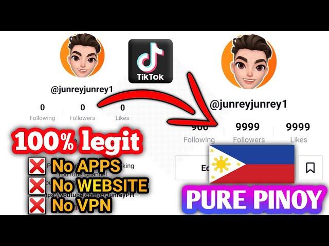 PAANO DUMAMI ANG FOLLOWER SA TIKTOK PURE PINOY 2022 | 100% LEGIT