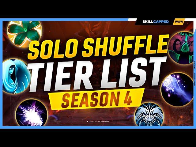 NEW SOLO SHUFFLE TIER LIST for SEASON 4 | Dragonflight PvP Tier List