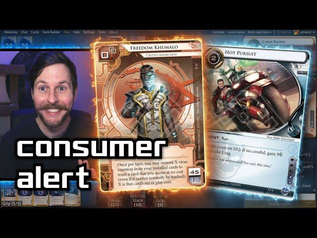 Consumer Alert - Android: Netrunner // LIVE