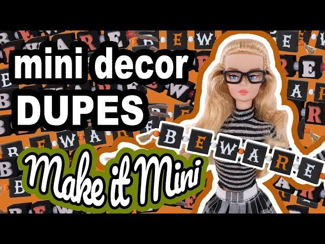 Halloween Dollhouse Decor Wayfair Dupe Miniatures DIY