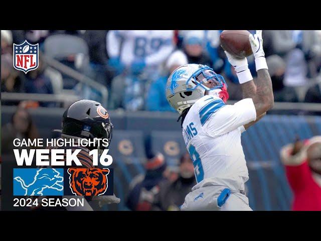 Detroit Lions vs. Chicago Bears Game Highlights | NFL 2024 Season Week 16