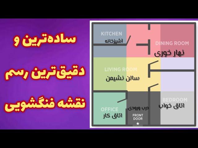 رسم نقشه فنگشویی منزل : با ساده‌ترین و دقیق‌ترین روش نقشه فنگشویی منزلت را رسم کن 