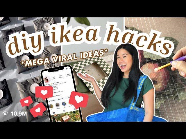 IKEA HACKING VIRAL DIY HOME DECOR! *EPIC IDEAS*