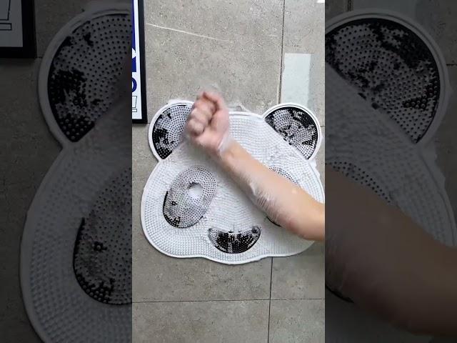 Product Link in the Comments! (#794) Panda Pattern Non-Slip Massage Bathroom Mat