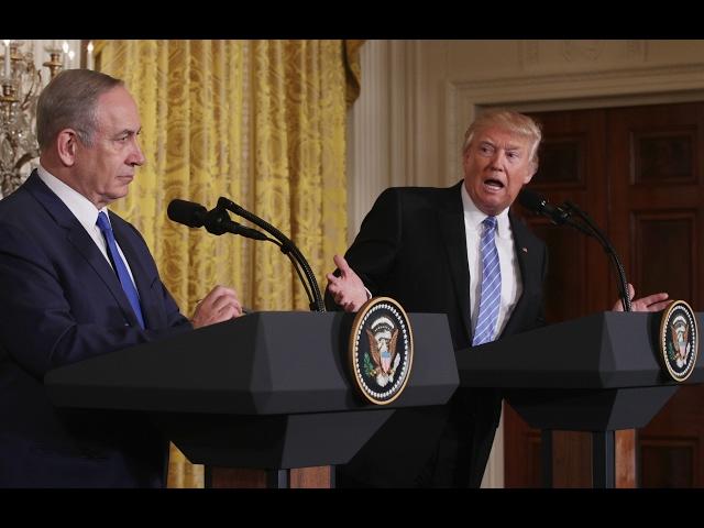 Trump and Netanyahu have awkward exchange over West Bank settlements