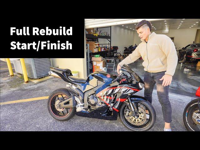 2019 Honda CBR600RR Wrecked Rebuild