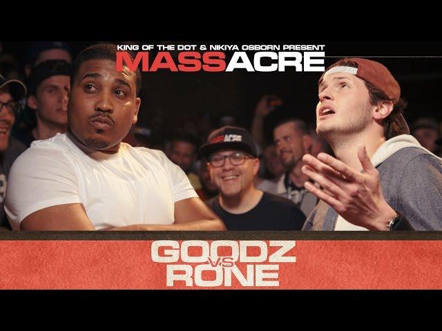 KOTD - Rap Battle - Rone vs Goodz | #MASSacre