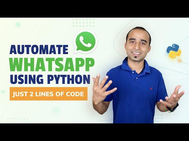 Automate WhatsApp message || Hack WhatsApp || WhatsApp trick || Learn Python || Python Project