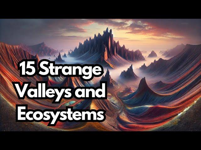 15 Strange Valleys and Ecosystems You Won’t Believe Exist | Interesting Facts About the World