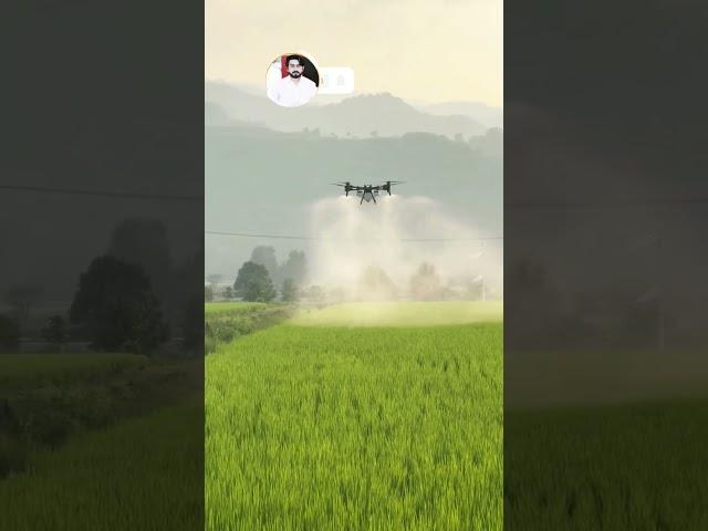 Drone spray #ricecrop #farming #foryou #agriculture #shortsvideo#viralvideo #fpyシ #sport #agrivologs