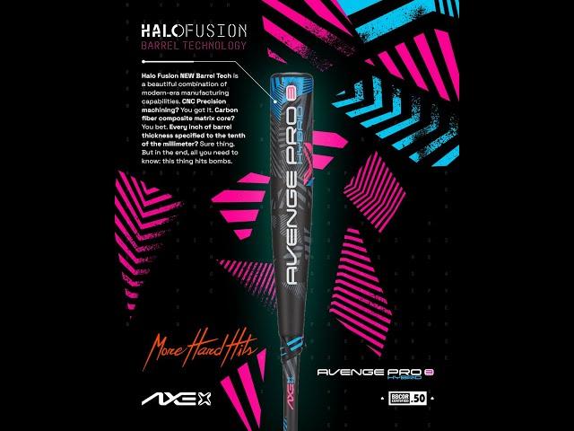 Halo Fusion Barrel Tech | Axe Avenge Pro 3 Hybrid for BBCOR Baseball #baseball #bbcor #axebat