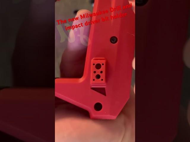 Milwaukee Drill and impact driver bit holder