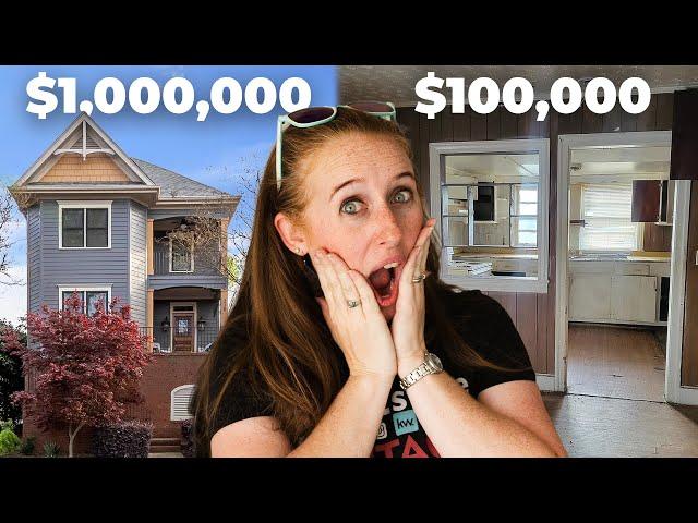 $100,000 vs. $1,000,000 Houses in Greenville, SC