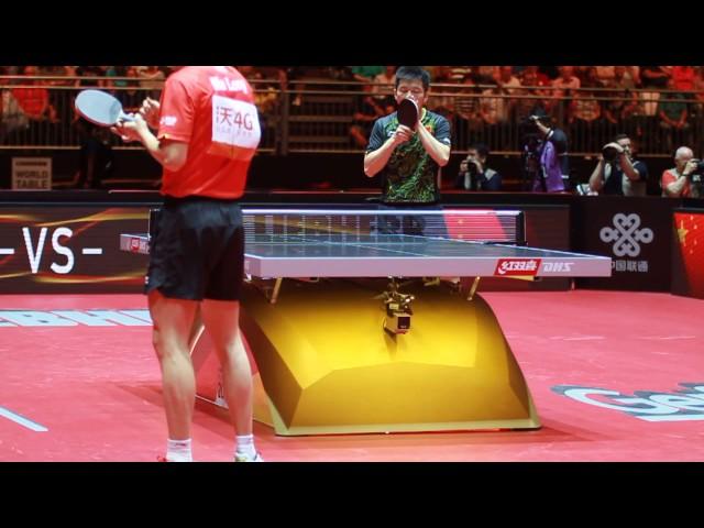 Ma Long - Fan Zhendong warm-up