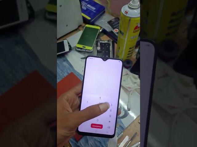 Vivo y91 original display main glass change ....