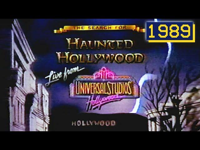 The Search for Haunted Hollywood at Universal Studios LIVE | 1989 WPWR Full Special with Commercials