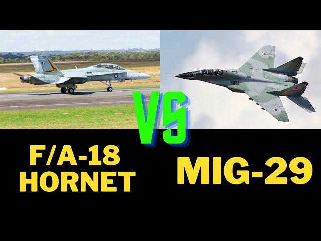 F/A-18 Hornet vs Mig-29  comparison video