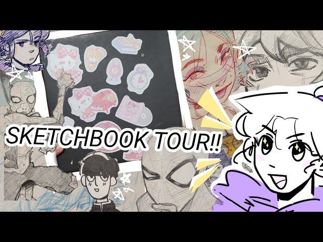 FUN SKETCHBOOK TOUR YAY (read desc lol)