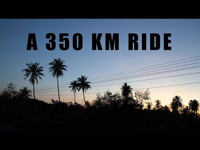 Riding 350 kilometers in a single day