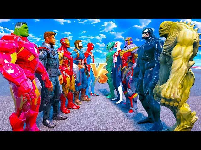 MARVEL TEAM X MARVEL DARK TEAM | SPIDER MAN IS KIDNAPPED - EXCITING SUPERHERO BATTLE