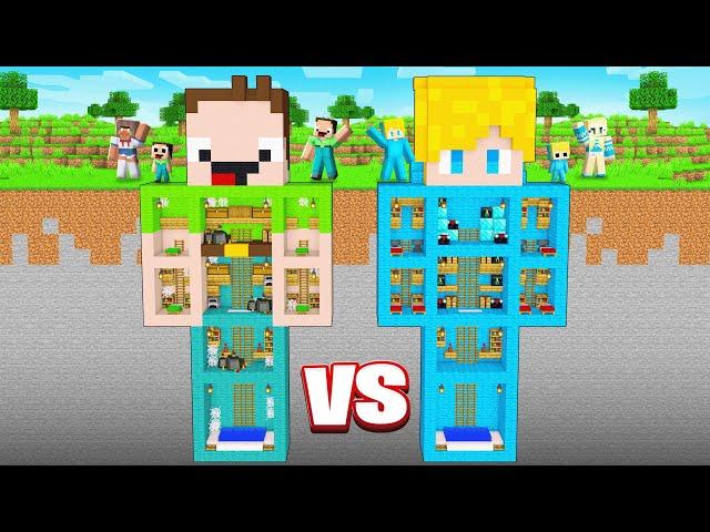 Ukri Reich vs Billy ARM geheime unterirdische Basis Bau Challenge in Minecraft!