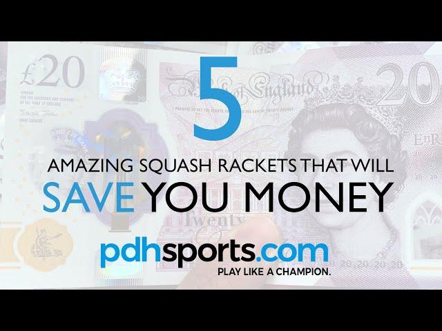 Five amazing squash rackets that will save you money from pdhsports.com!